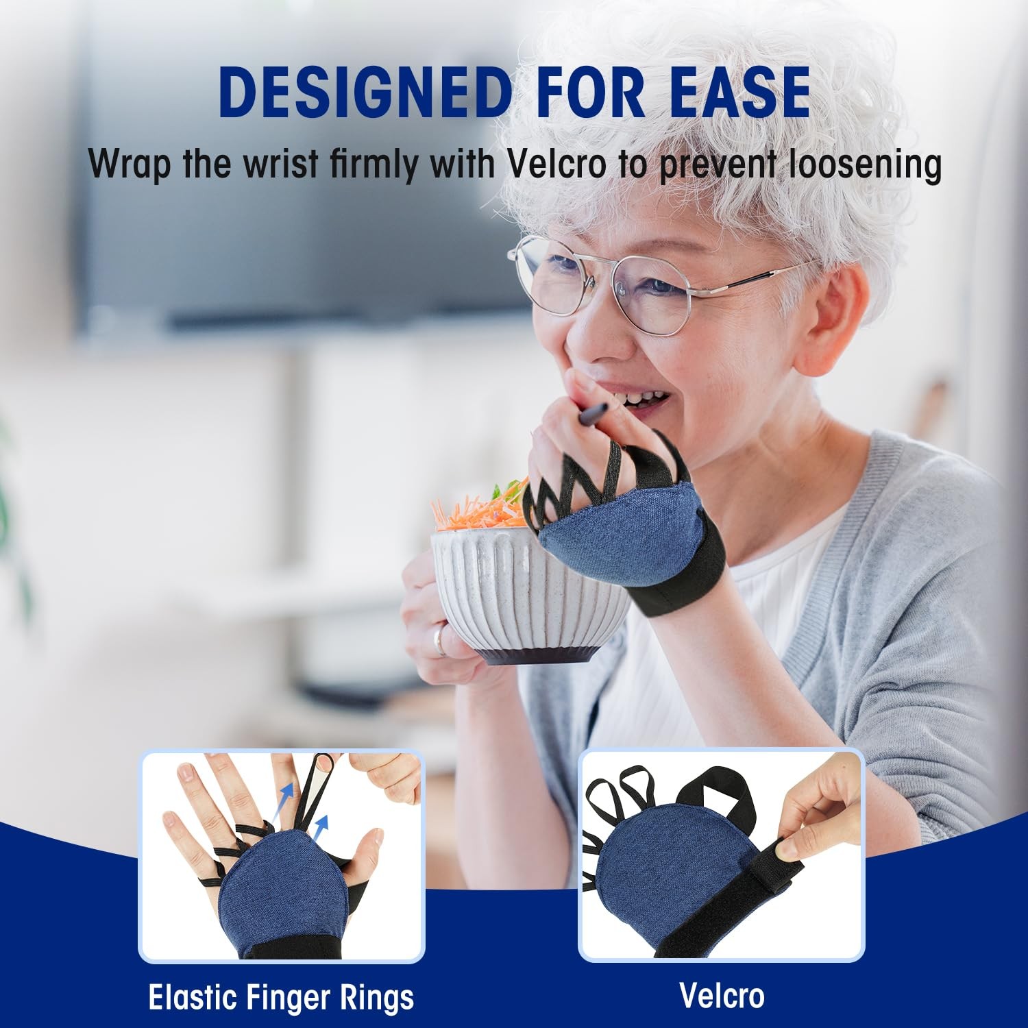 "Weighted Therapy Gloves 1/2lb for Tremors Hand Strength, Dexterity, Writing"