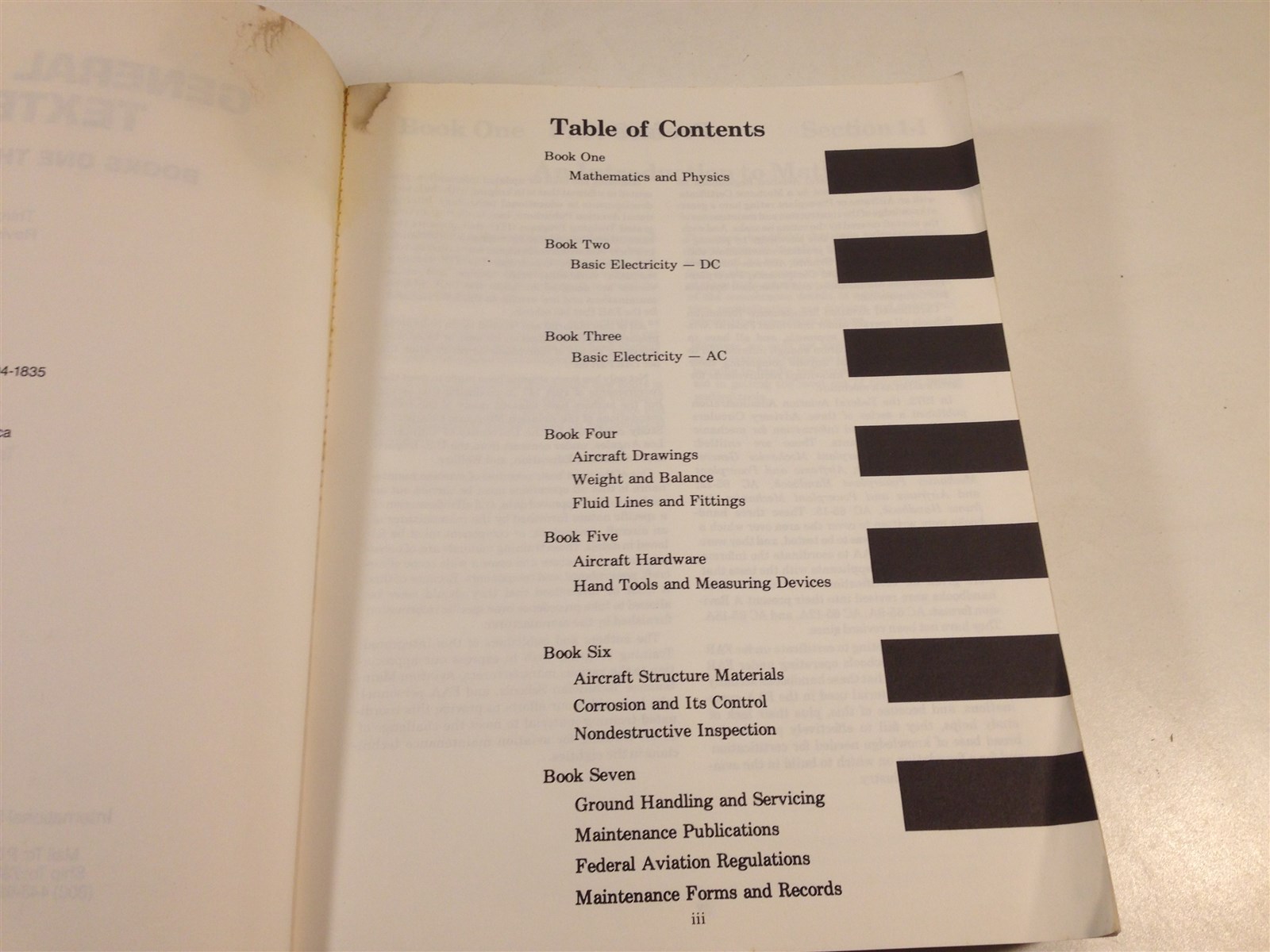 1985 Aviation Technician Integrated Training General Section 3 Books