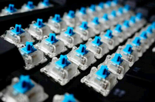 10-100Pcs For Cherry MX Mechanical Switch Keyboard Blue 3 Pins RGB Replacement