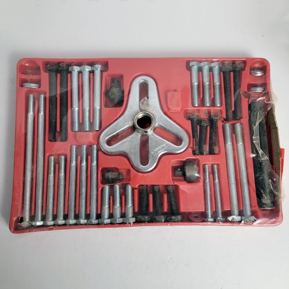 46pc Harmonic Balancer Set Flywheel Remover Crankshaft Pulley Steering Wheel