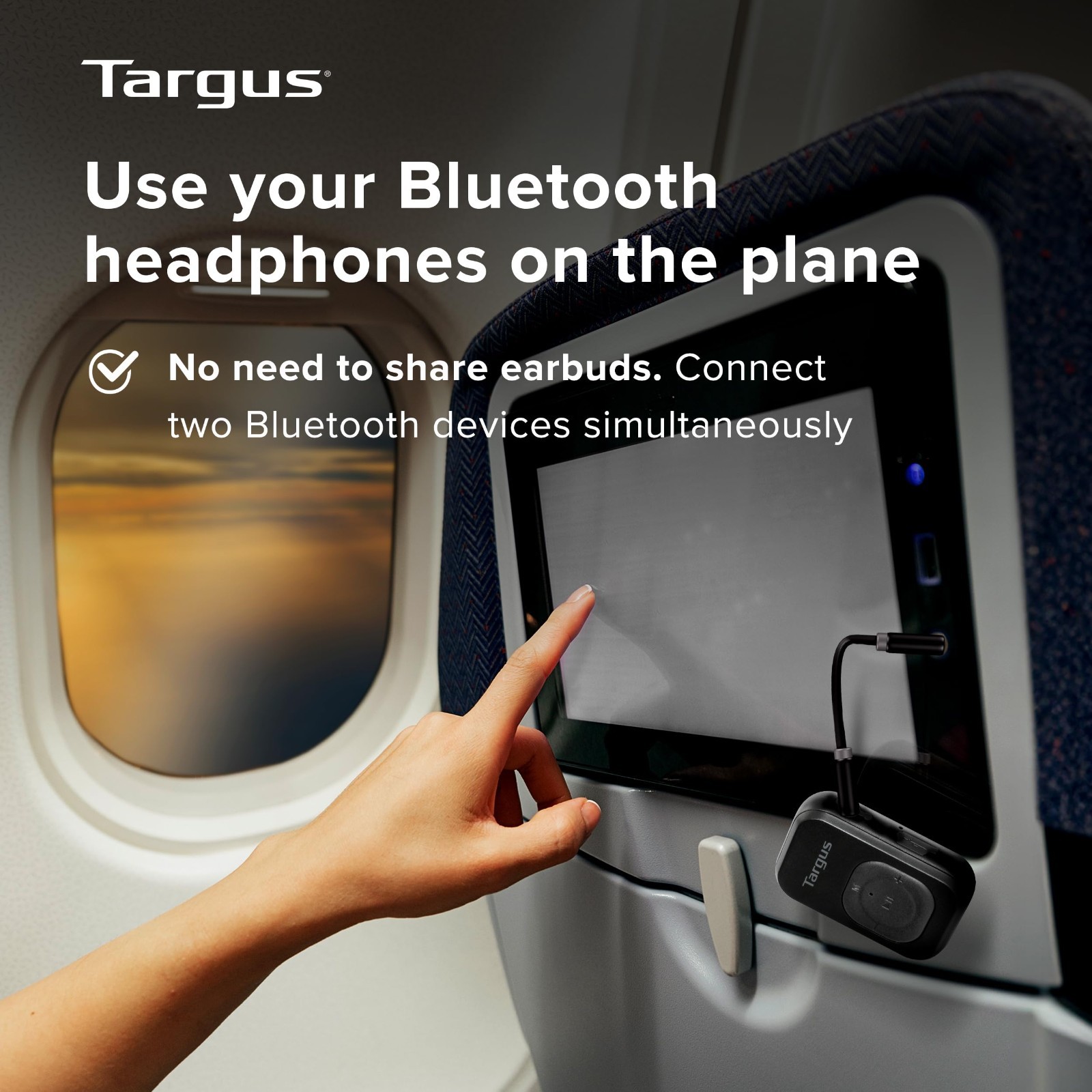 Targus Bluetooth Transmitter & Receiver ACA973GL Wireless Audio Adapter
