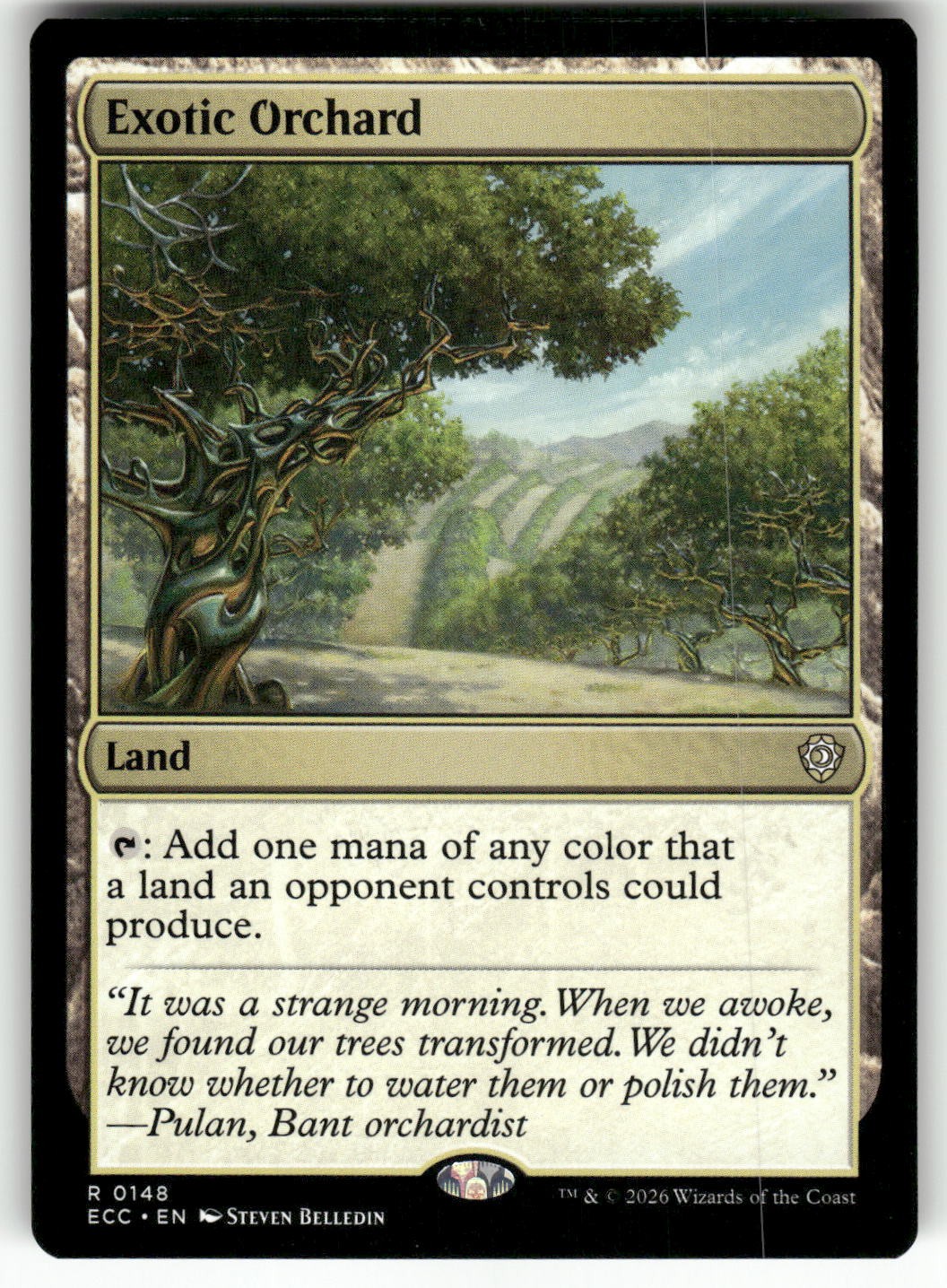 Exotic Orchard #148 (NM) Commander: Lorwyn Eclipsed ECC Magic MTG