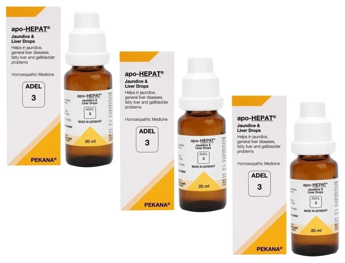 ADEL 3 Apo-Hepat Drop ( 20ml ) Adel PEKANA Germany OTC Homeopathic Drops