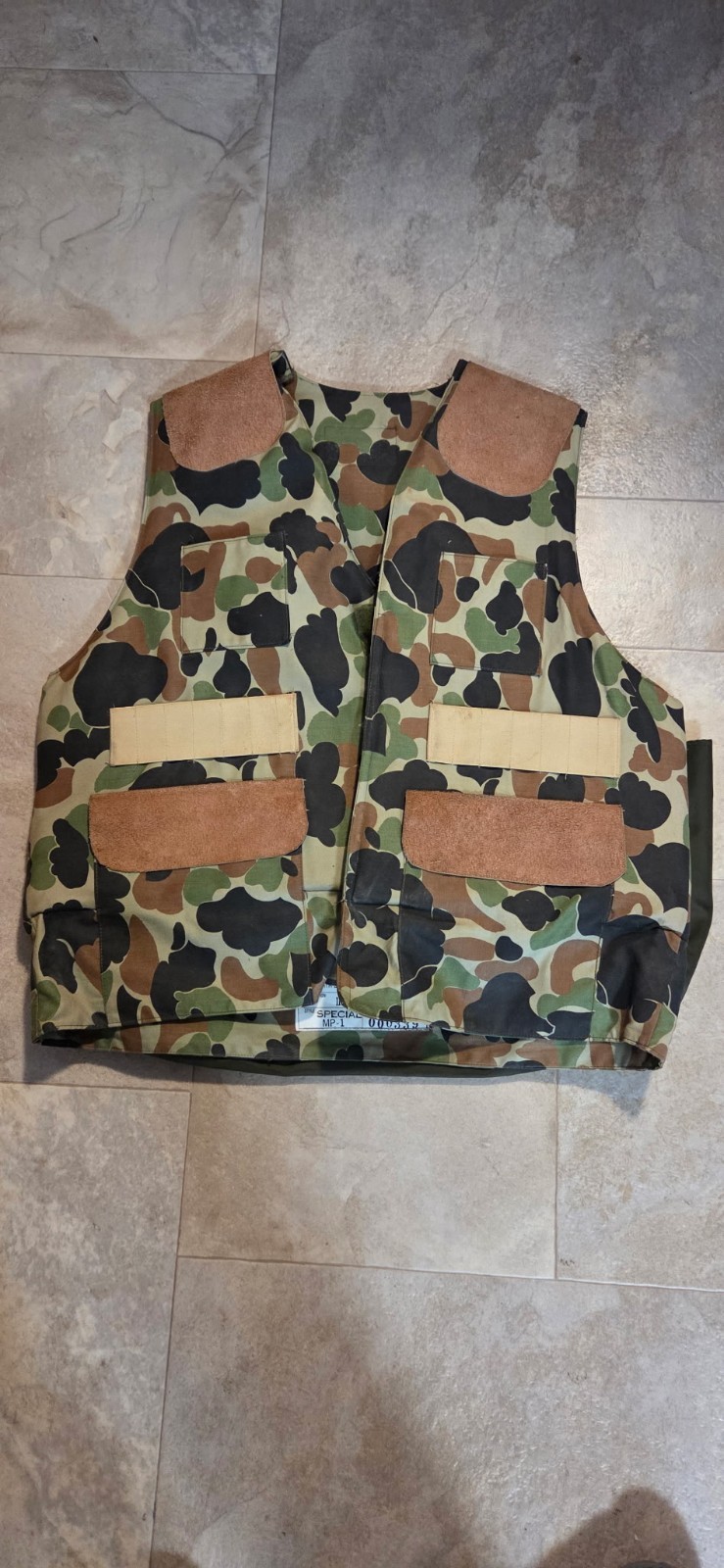 TG FAUST Special MG-1 Body Armor Vest Tactical Carrier IIA Protection Camo Large