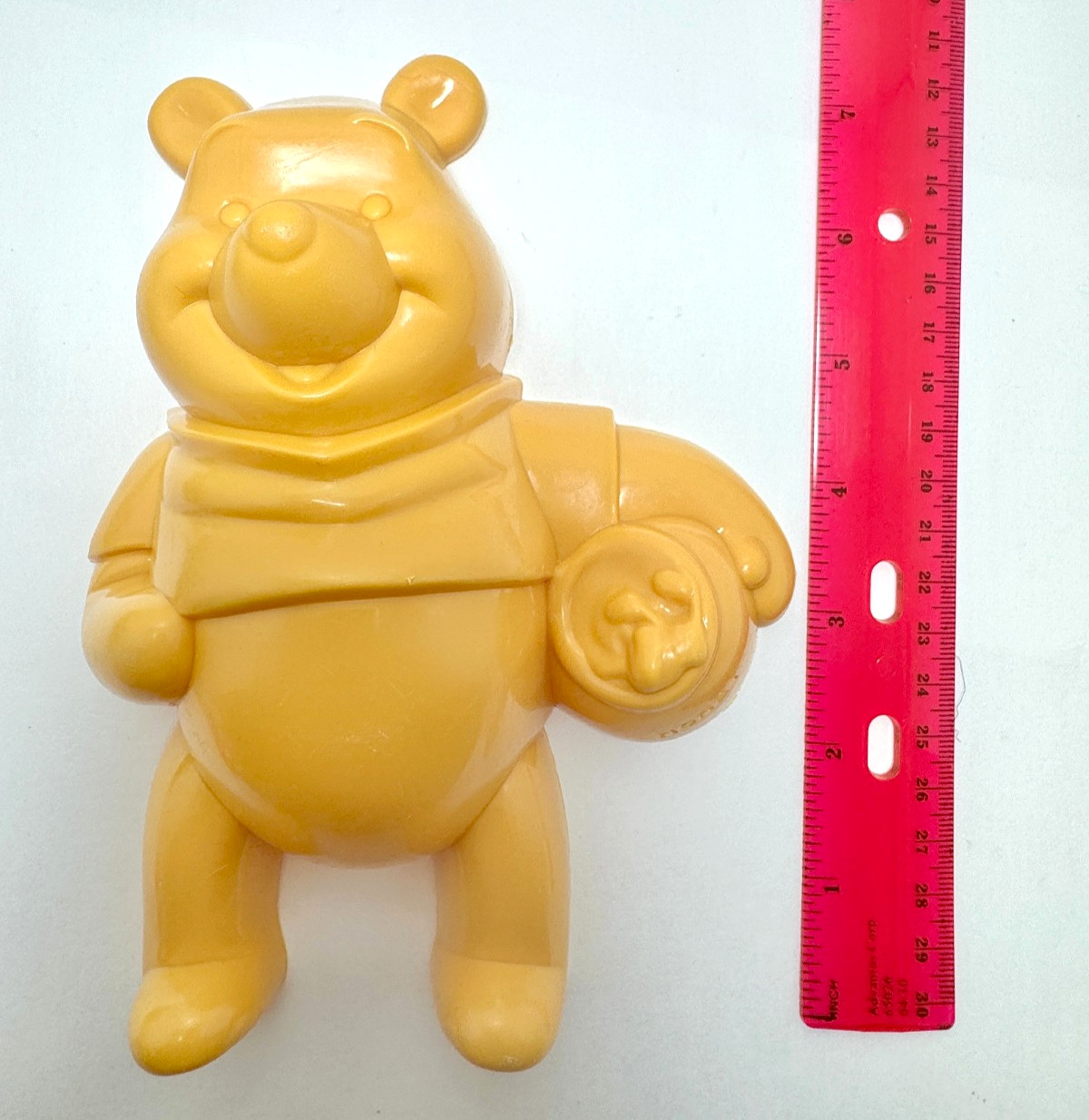 Vintage Disney Winnie the Pooh Honey Pot 7" inch Plastic Mold Crafts Made in USA