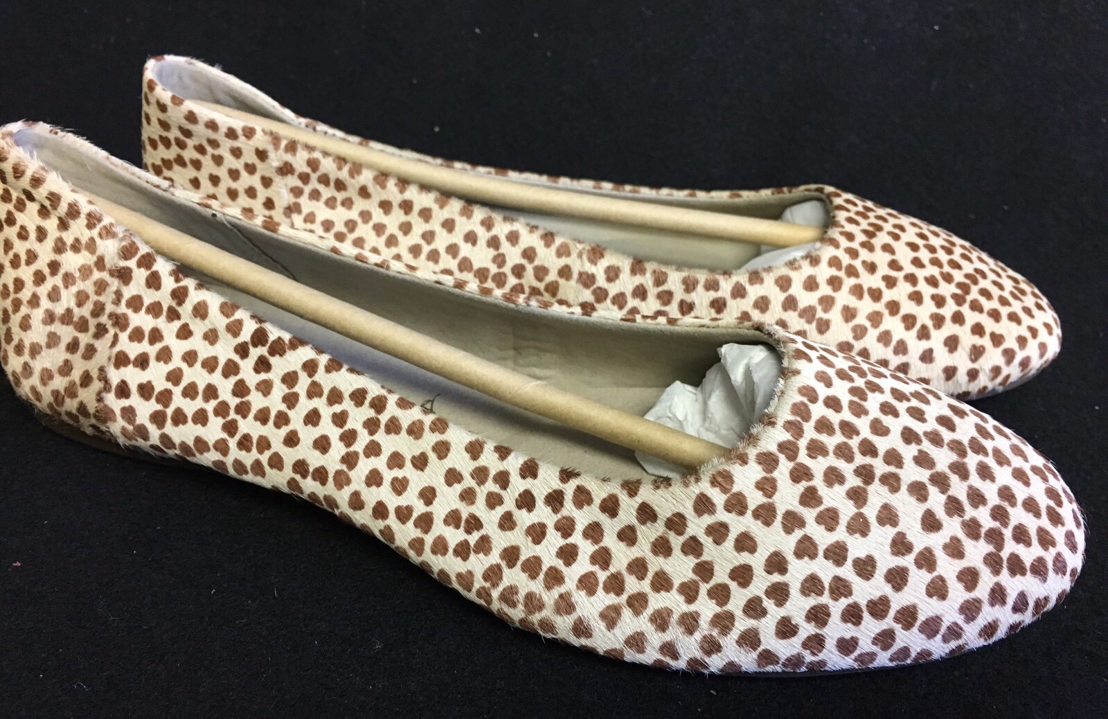 Sanuk YOGA EVE SELECT Womens Slip On Ballet Flat Shoes Natural Brown Pony Hair