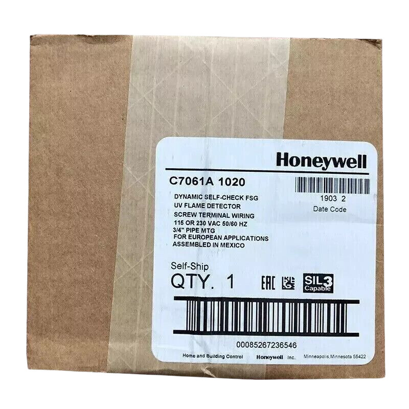 1PC Honeywell C7061A1020 UV Flame Detector In box Brand new Free shipping