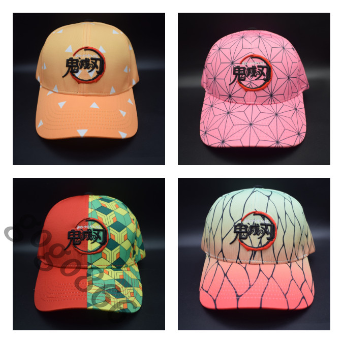 Demon Slayer Agatsuma Zenitsu Kamado Tanjirou Cap Hip Hop Style Peaked Cap Gift