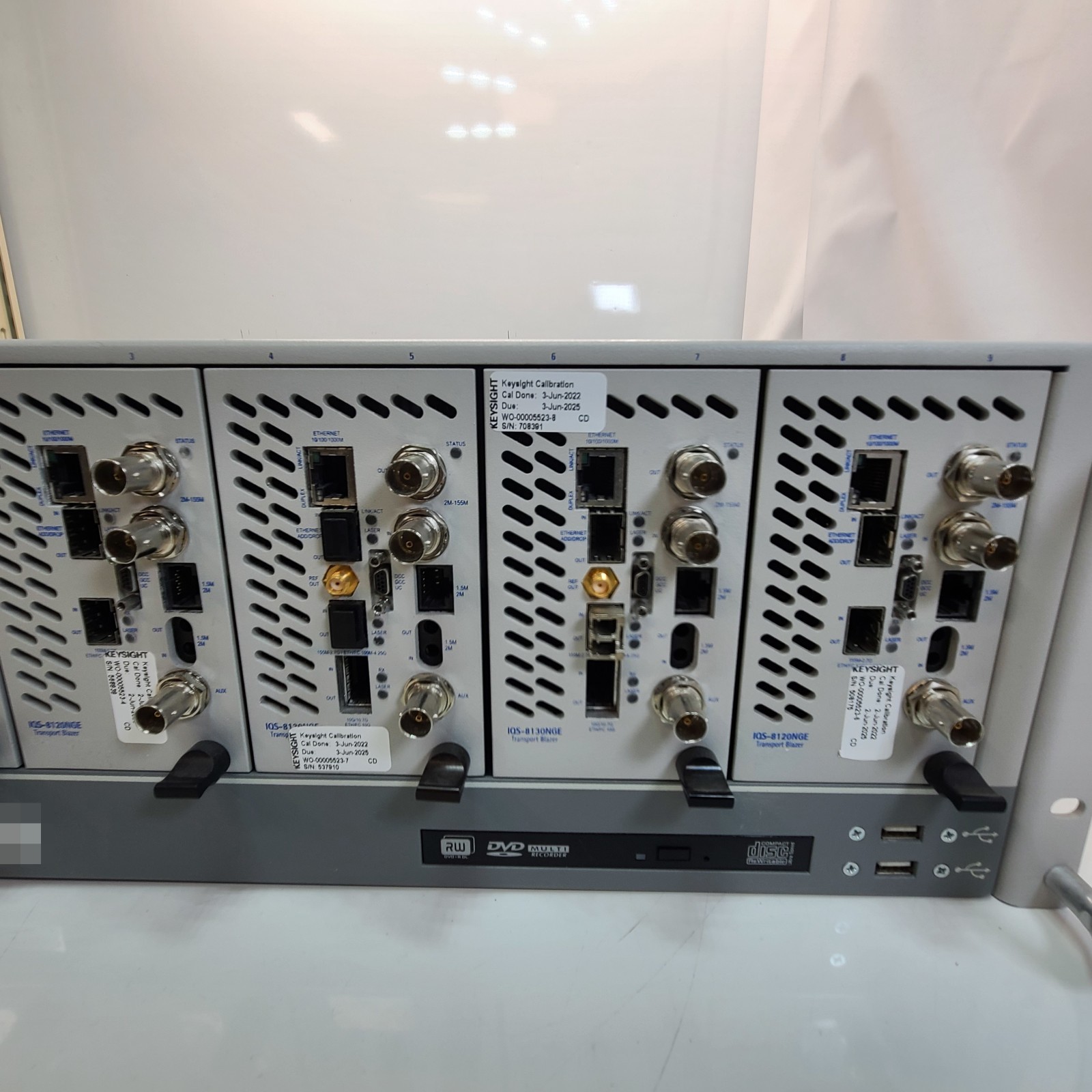 EXFO IQS-610P HS Integrated Qualification System with 4 modules