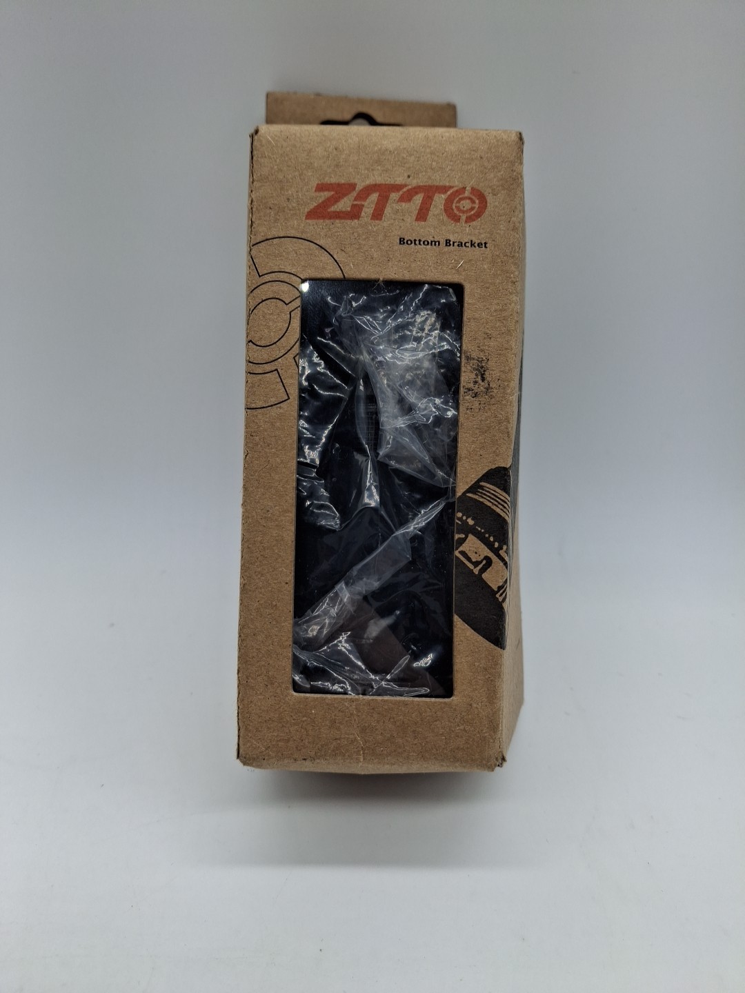 ZITTO, Black, Aluminum Threaded Bottom Bracket, BB86/24  L 86.5 R Ceramic