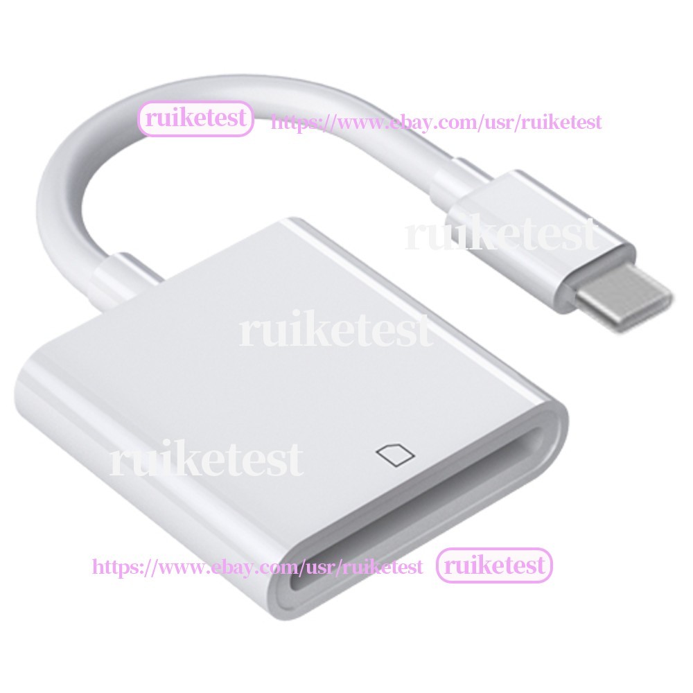 USB Type C to USB-C OTG Adapter SD Card Reader for Android MacBook Windows