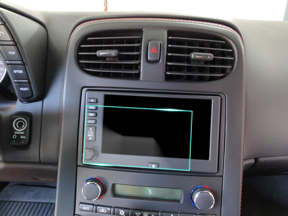 Crystal Clear Screen Protector for 2013 Chevrolet Corvette Vehicle Navigation