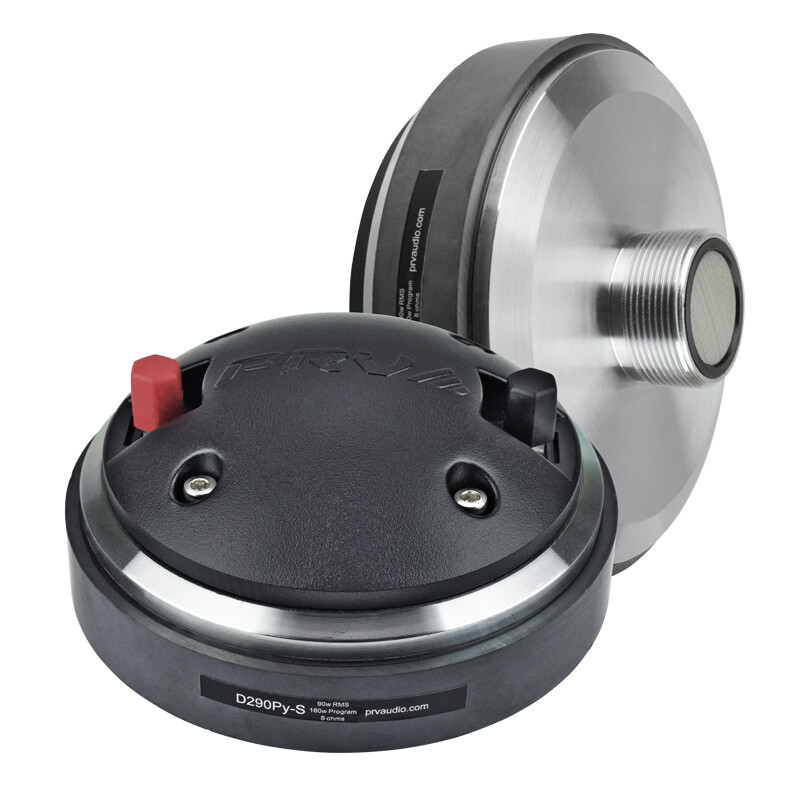 2x PRV Audio D290Py-S 1" Compression Driver + WG11-25 White Horns