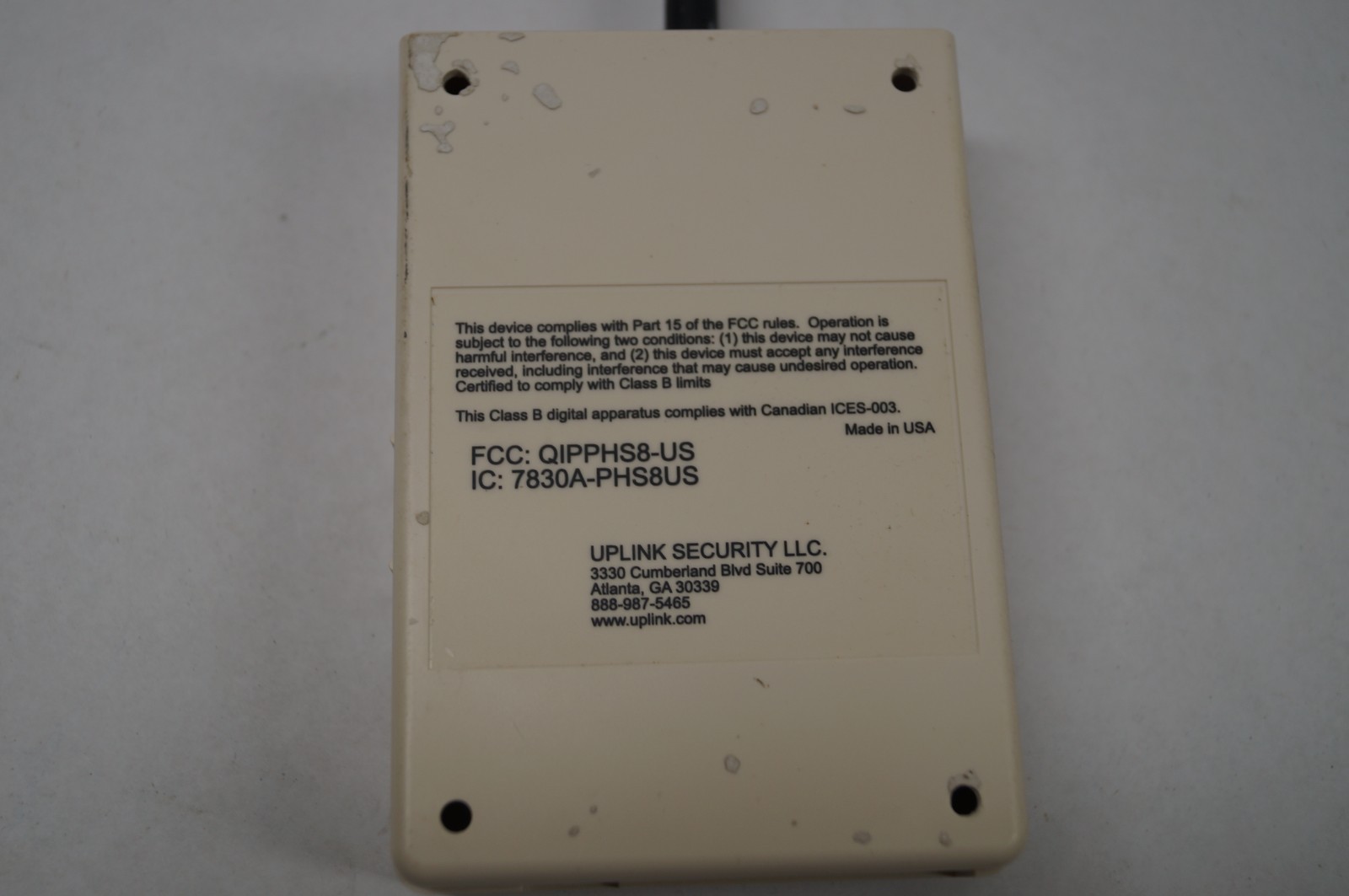 UpLink 4530EX 4G Primary Cellular Alarm Communicator White WORKING E223
