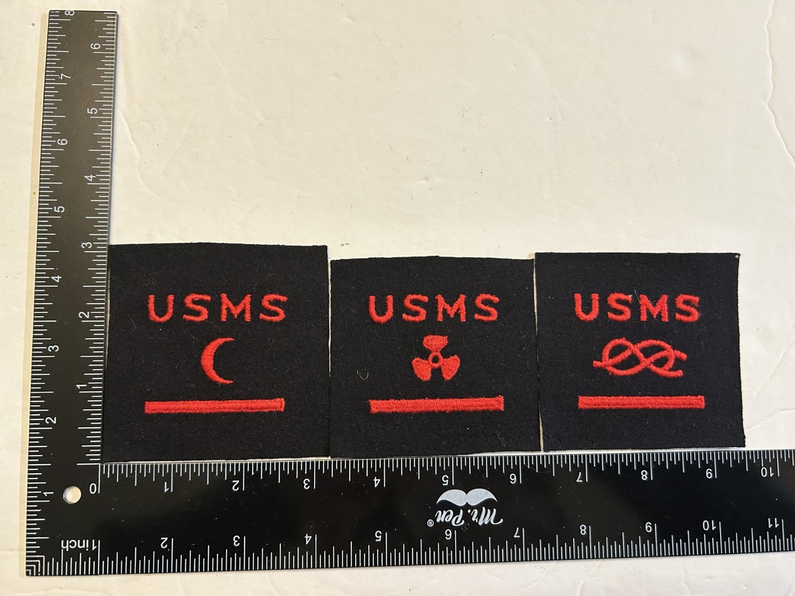 MH2334 Original USMS WW2 Set Sleeve Rates Seaman IR46C