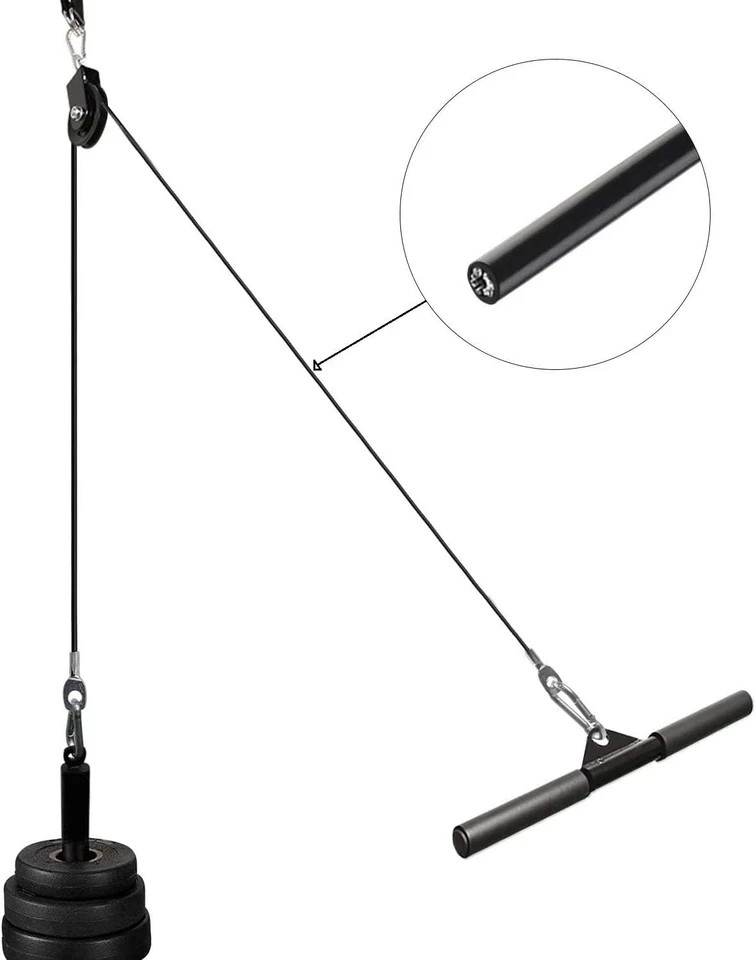 Fitness Pulley Cable,Replacement Cable Machine Accessories,Cable Pulley Attachme