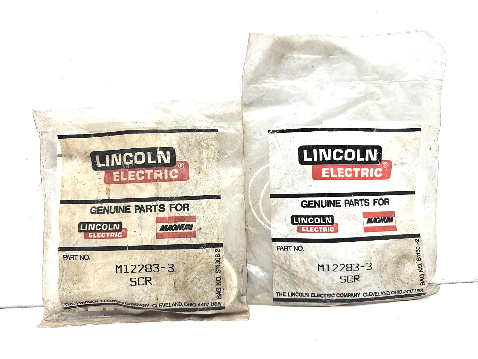 M12283-3 SCR LINCOLN ELECTRIC PARTS LOT OF 2