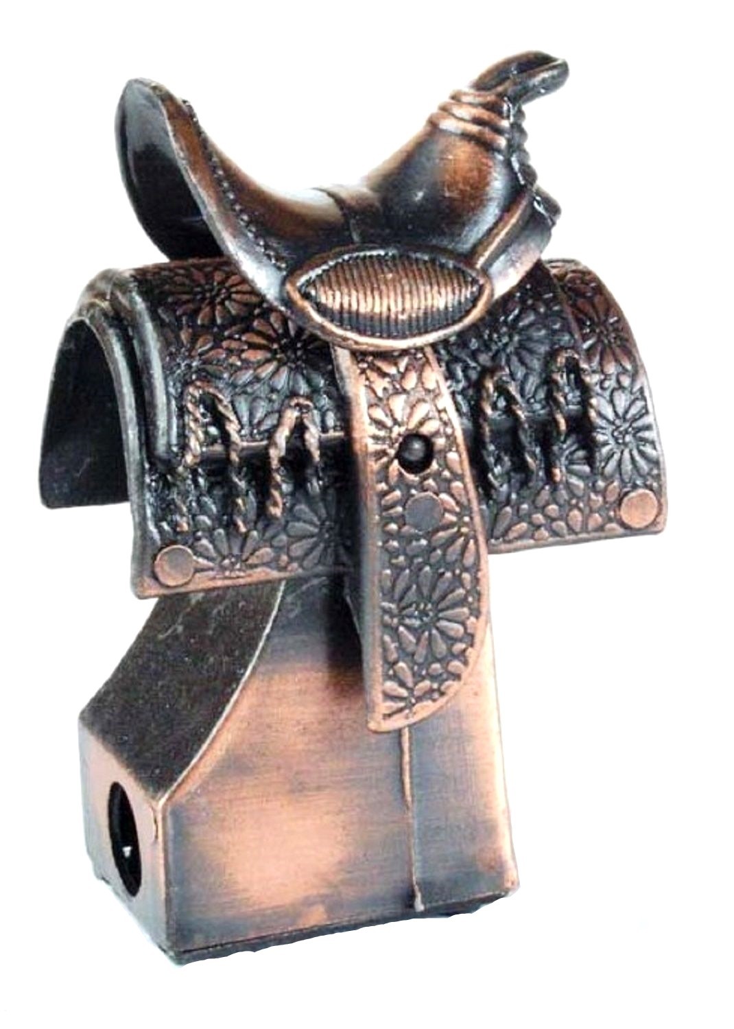 Western Saddle Die Cast Metal Collectible Pencil Sharpener