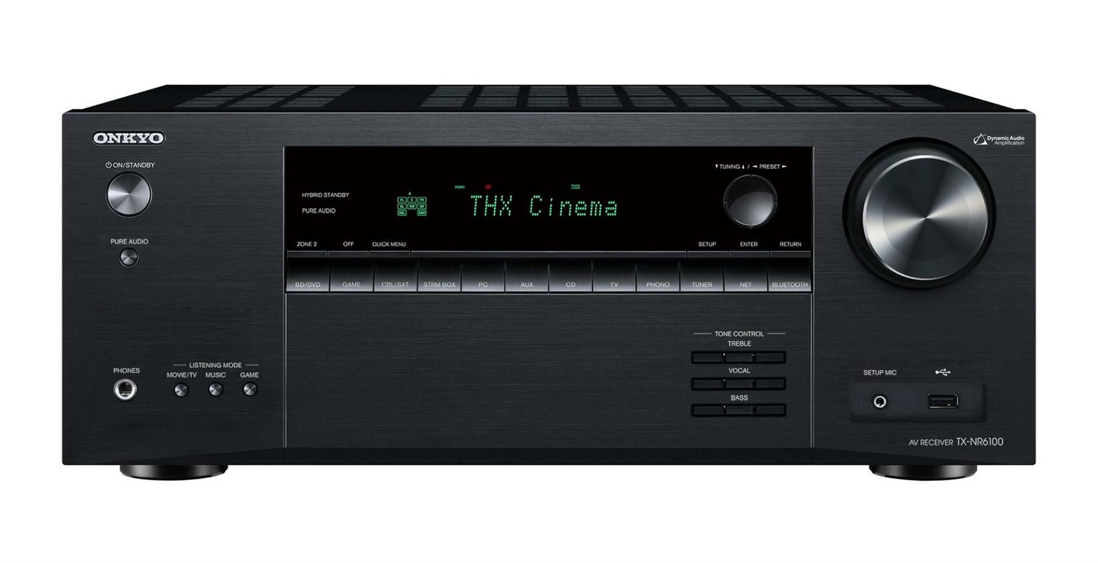 Onkyo TX-NR6100 - 7.2-Channel THX Certified AV Receiver - 2021 8K Receiver