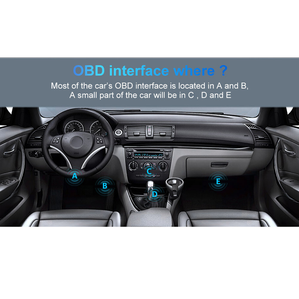Bluetooth Car Engine Diagnostic Scanner Automotive OBD2 Code Reader for Android