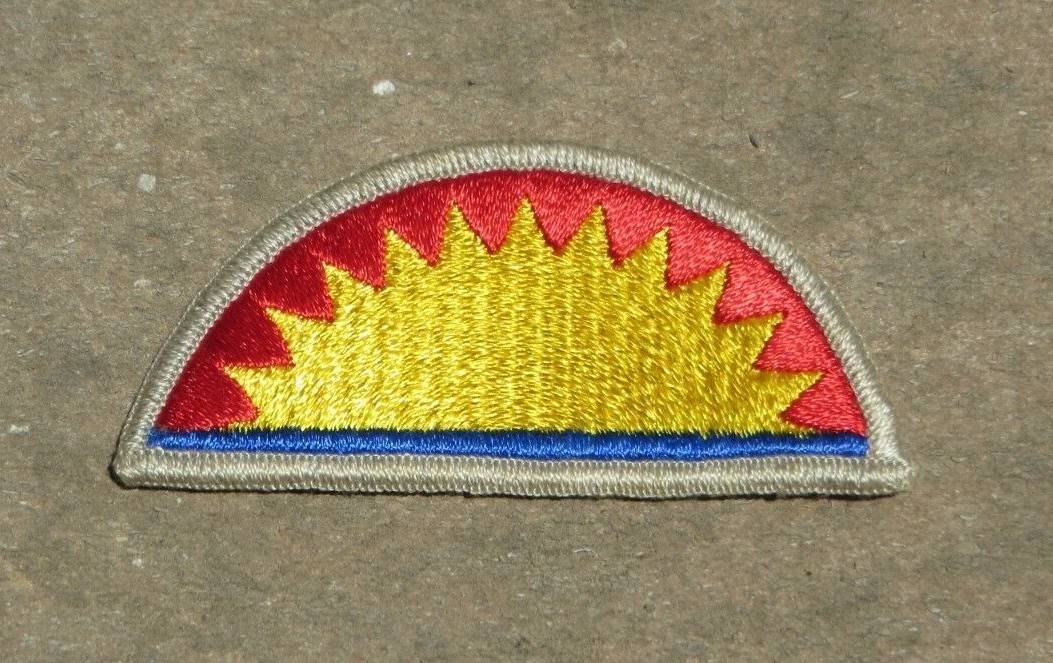ORIGINAL WW2 US Army 41st Infantry Division Shoulder Patch Merrowed Edge