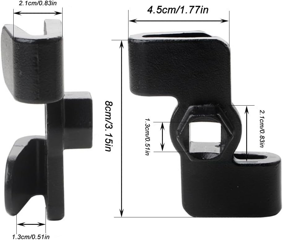 Universal Wrench Extender Tool - Durable Carbon Steel for 1/2" Drive