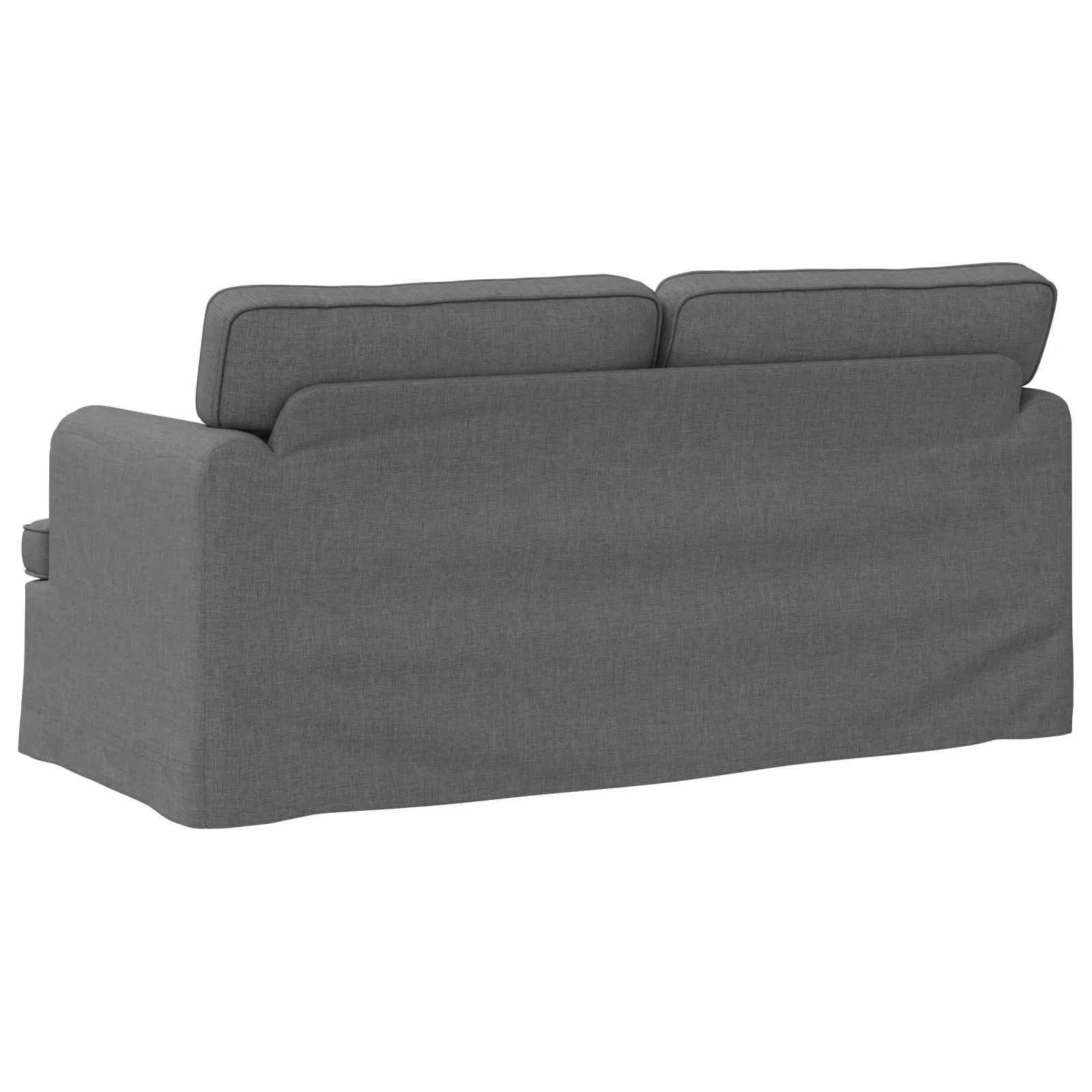 Sofa Dark Grey 63.78 x 31.50 x 33.46 in Fabric