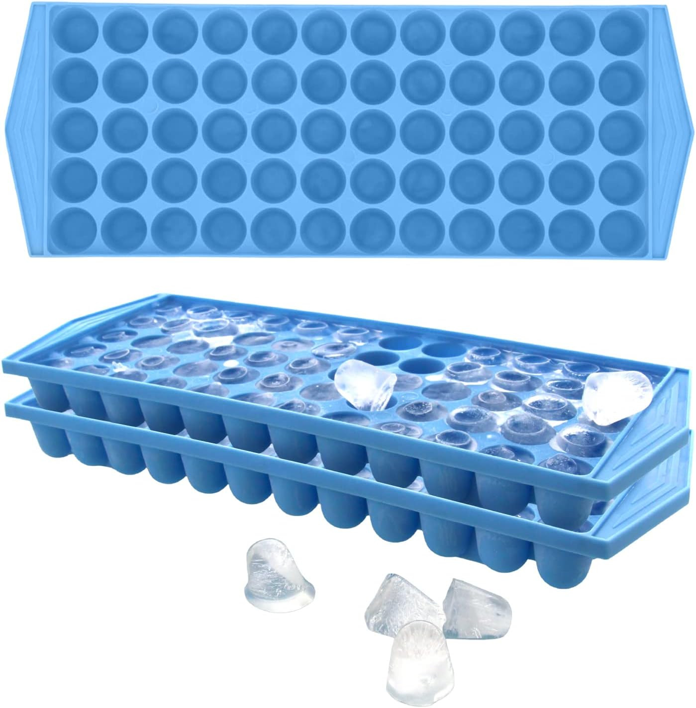 Arrow Mini Ice Cube Trays, 3Pk - 60 Mini Spaces per Tray - Easy to Use, Stackabl