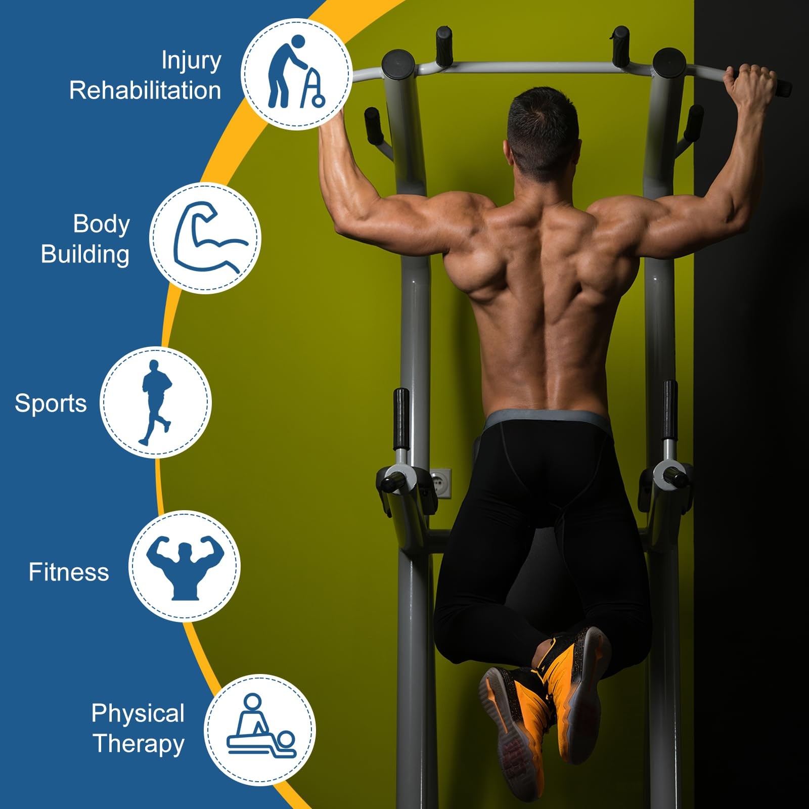Resistance Bands for Working Out, Pull Up Bands, 5 Levels Pull Up Assistance ...