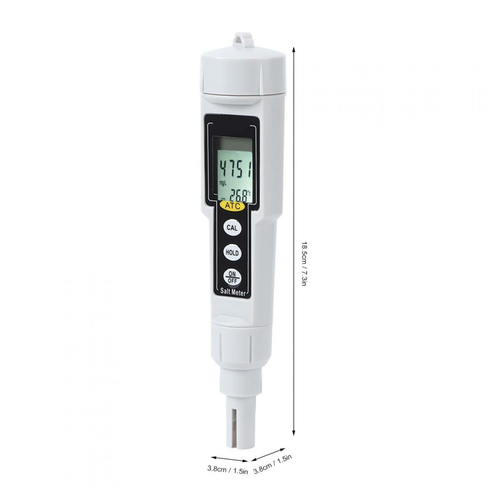 CT3081 Salinity Temperature Humidity Tester Meter Portable Digital Salinometer