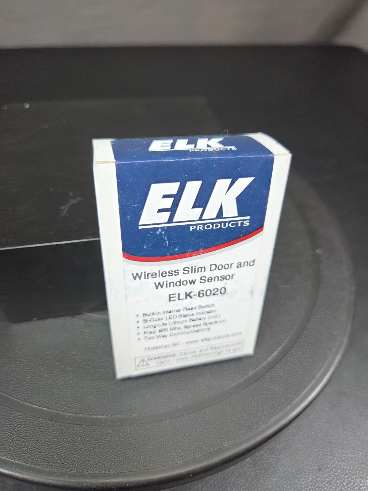 ELK-6020 Wireless Slim Door and Window Sensor, White. NEW FAST SHIP!💨✅