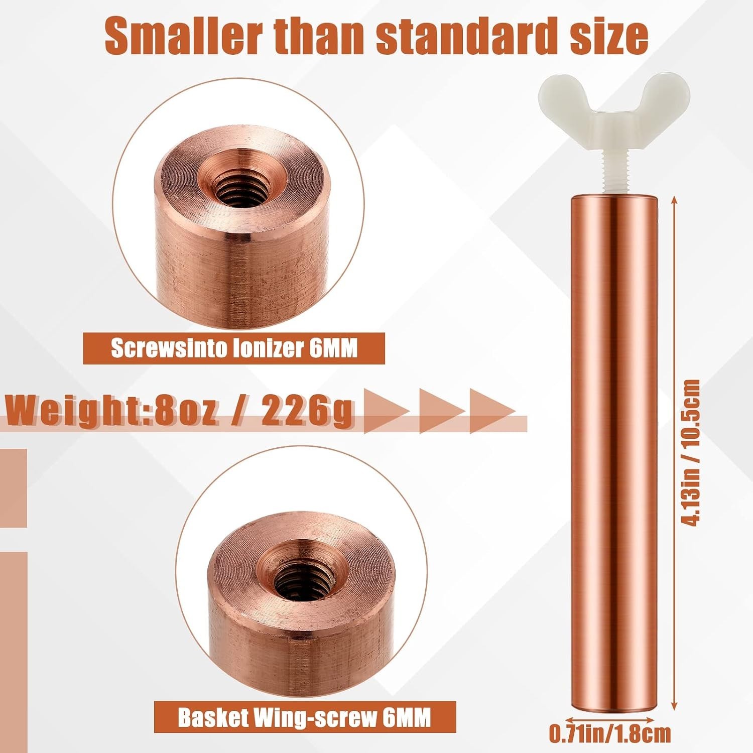 Solar Copper Anode Replacement for Pool Ionizer