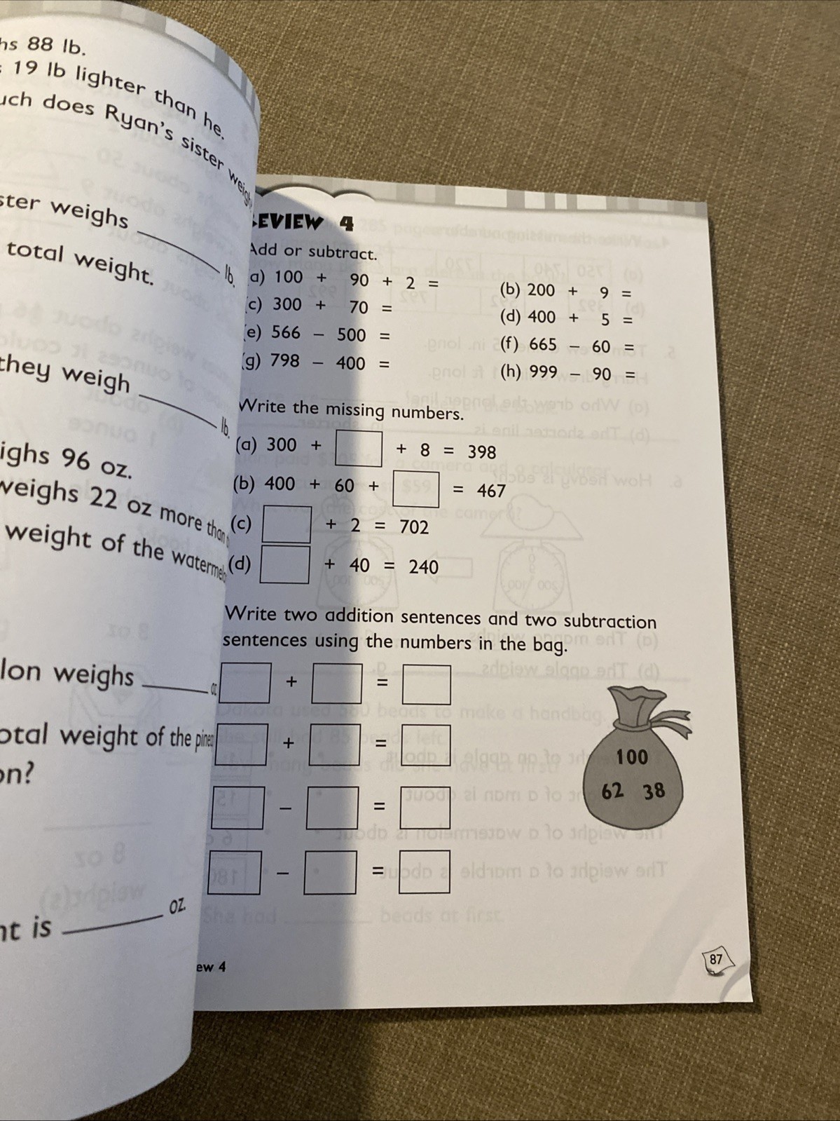 Primary Mathematics 2A, Workbook, Standards Edition
