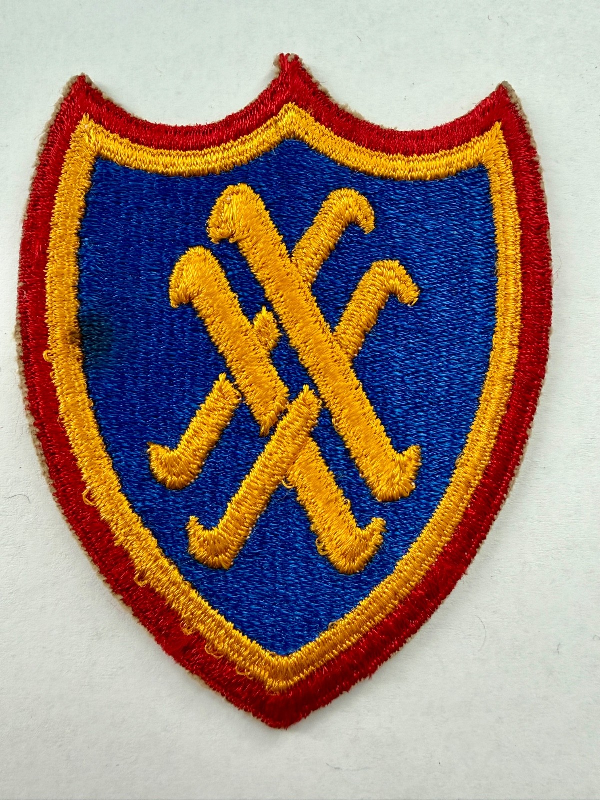 20th Corps US Army Patch WWII Snowback