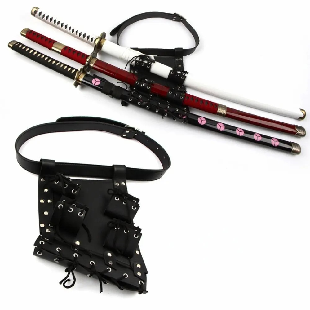 Sword Bag Sword Carry Case Waistband Strap for Roronoa Zoro Cosplay Ninja Hero C