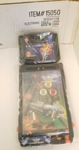 Rare Vintage Space Hero Electronic Pinball #15050 NEW, STILL IN PLASTIC IN BOX.