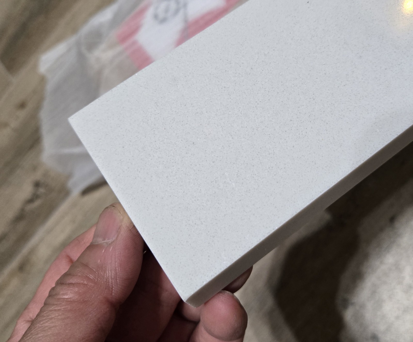 24" x 4 in. Bathroom Vanity Back Splash in White