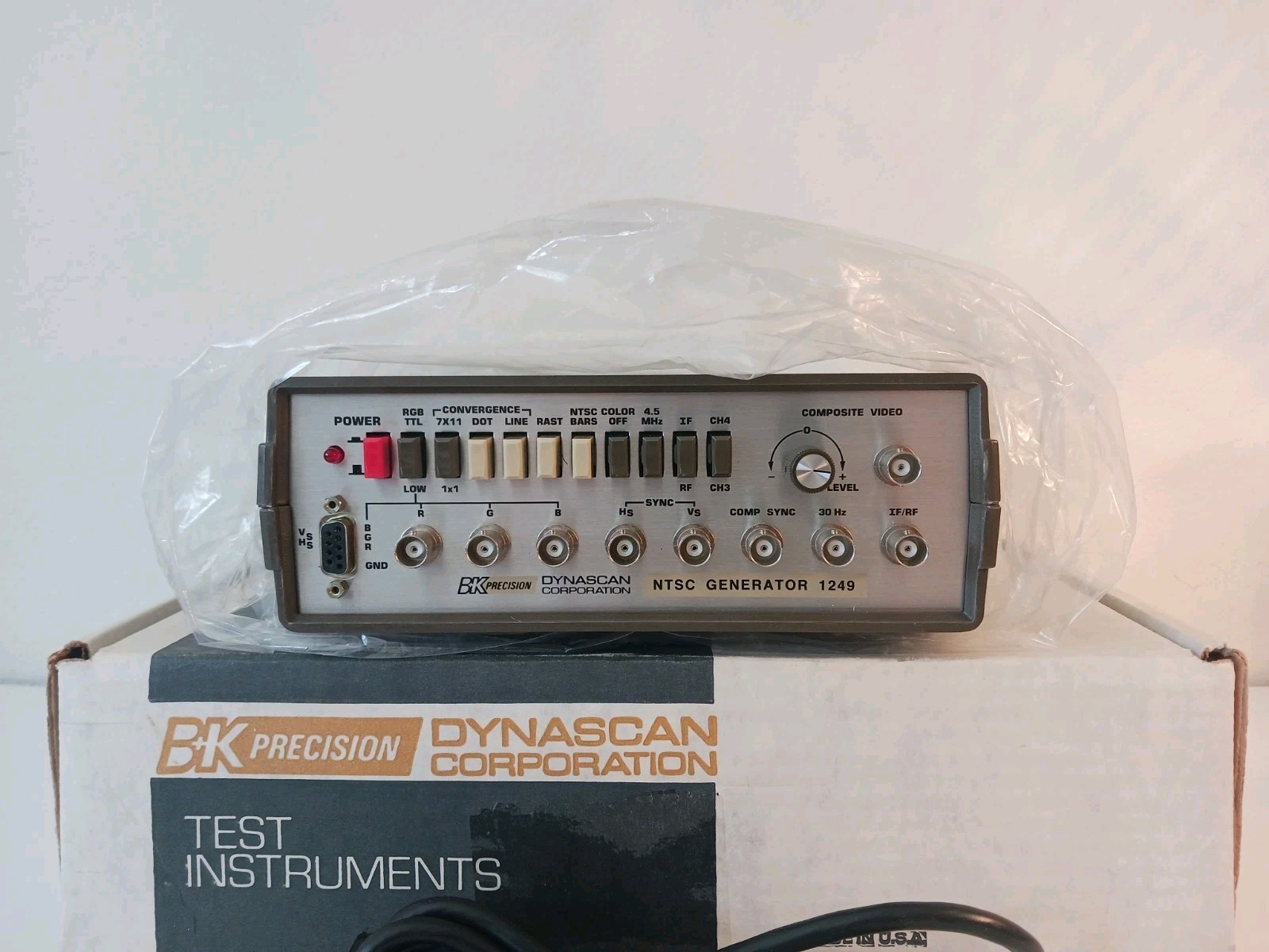 New Old Stock BK Precision Model 1249 NTSC Generator