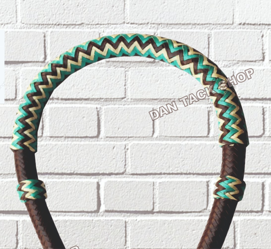 Multi Color Western BOSAL Hand Braided Raw Hide Hackamore Quality Bosal