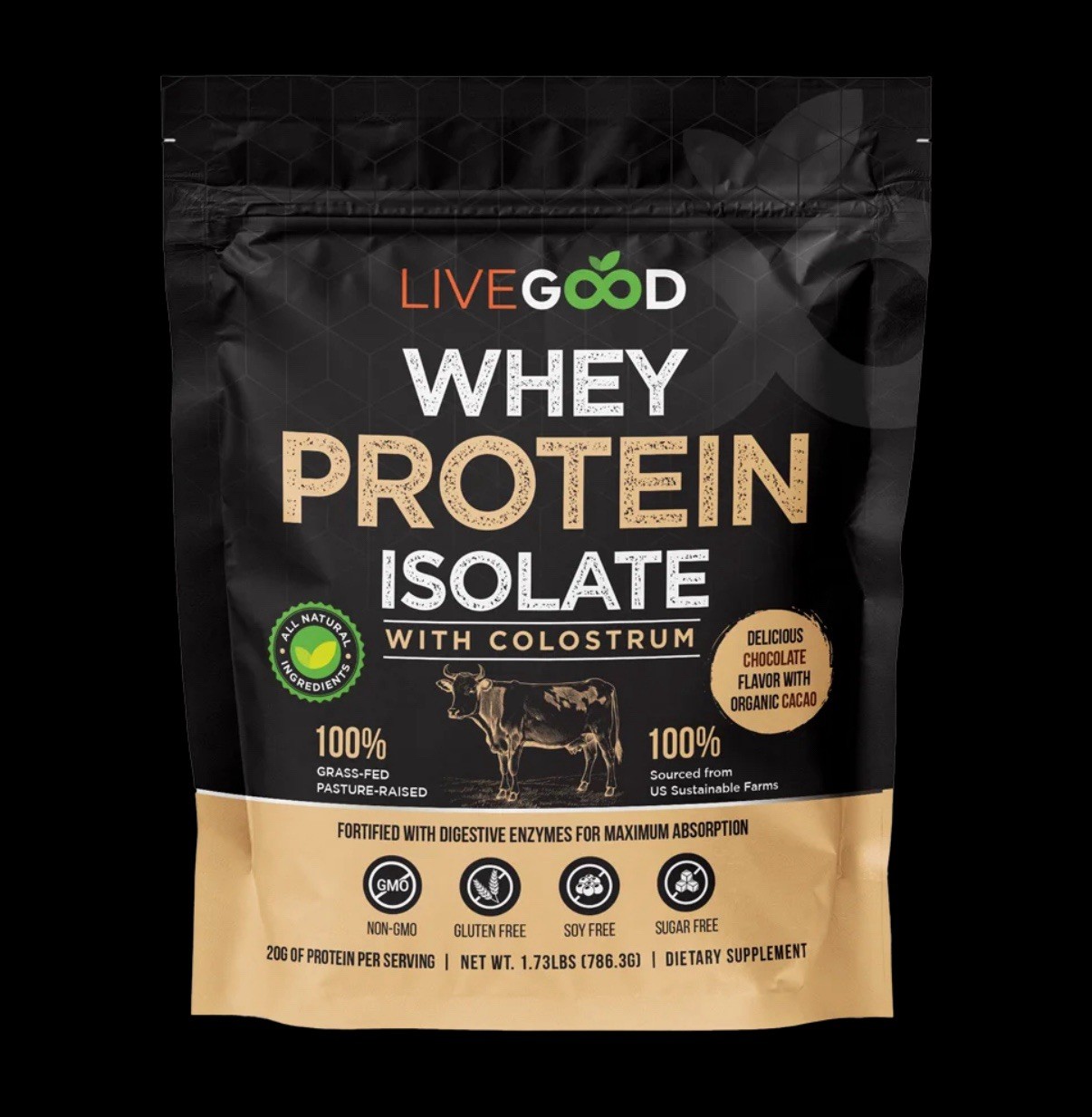 LiveGood Ultimate Performance Trio: Whey protein, Creatine, Essential Aminos