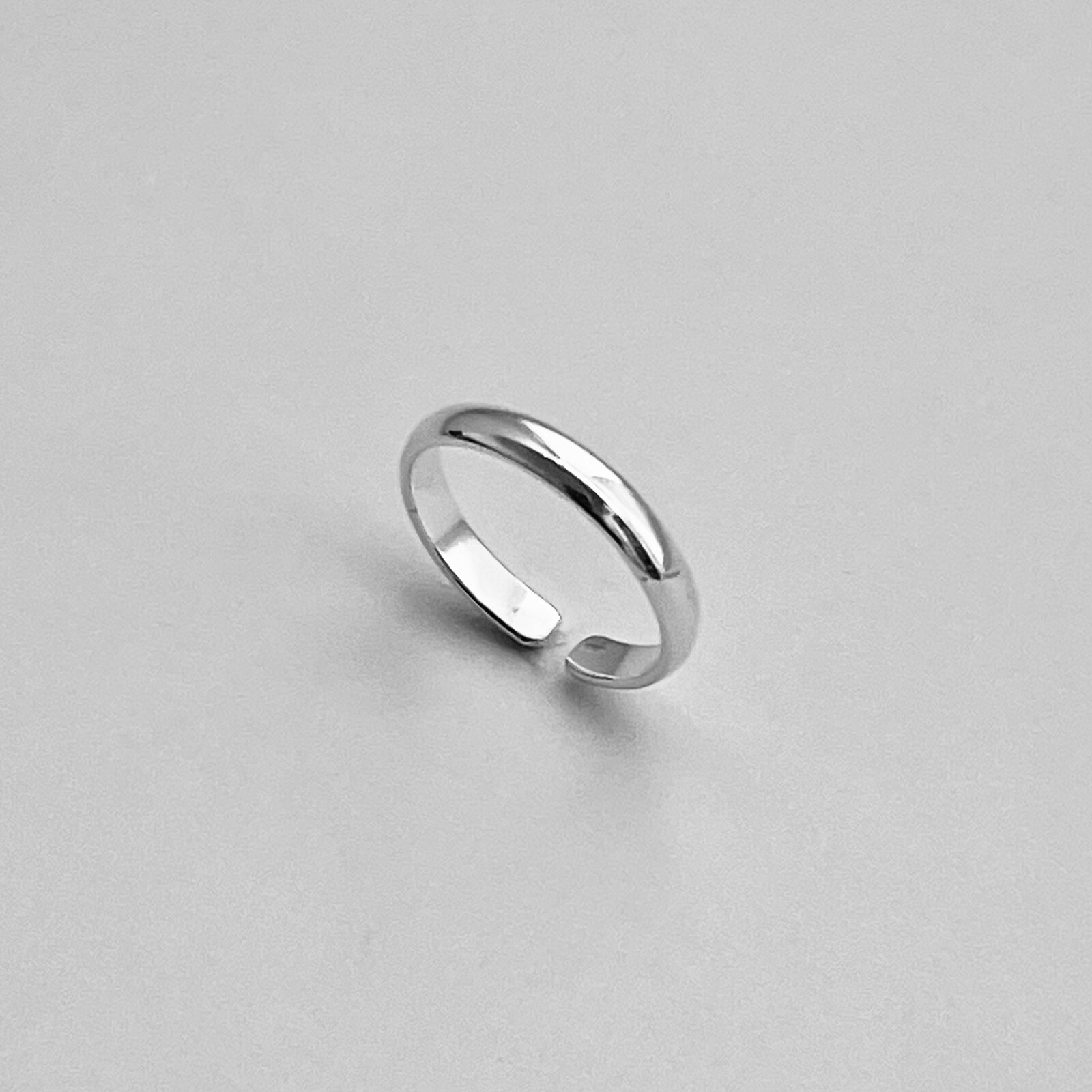 Sterling Silver 2.5MM Band Toe Ring, Silver Rings, Silver Band, Adjustable