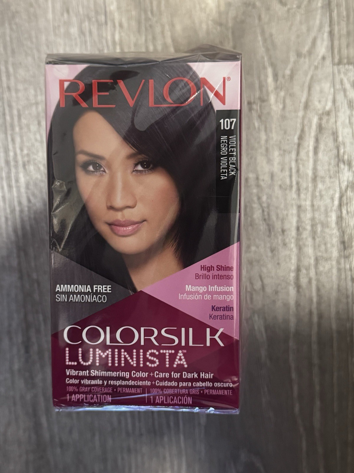 3 Pack!! Revlon Colorsilk Luminista Hair Color #107 Violet Black.