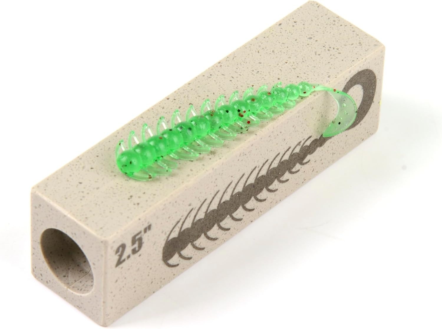 2.5" Soft Plastic Injection Mold Grub Tail Creature Bait DIY Fishing Lure Making