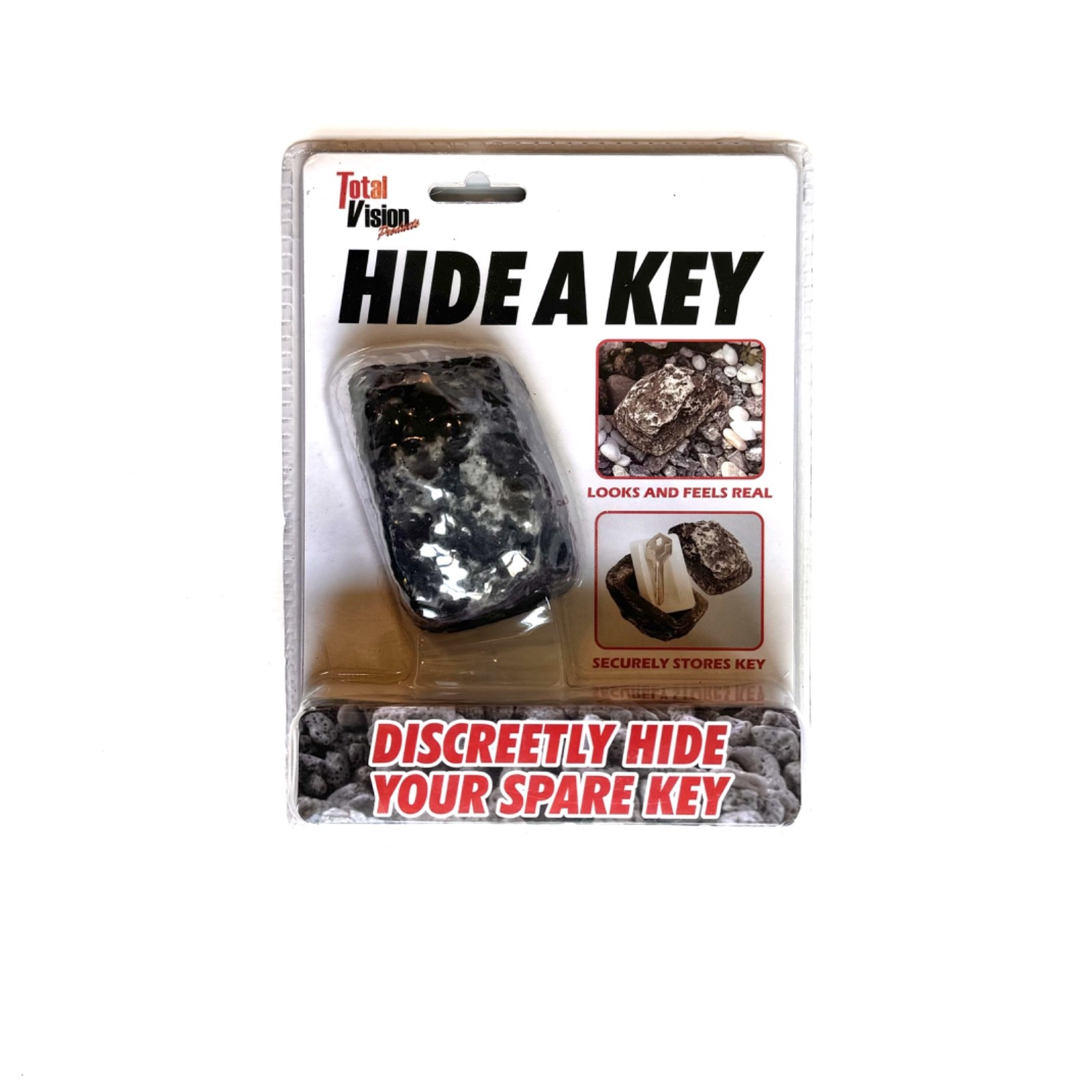 Hide a Key Fake Rock : Geocache : Garden Rock with Hidden Plastic Insert NEW