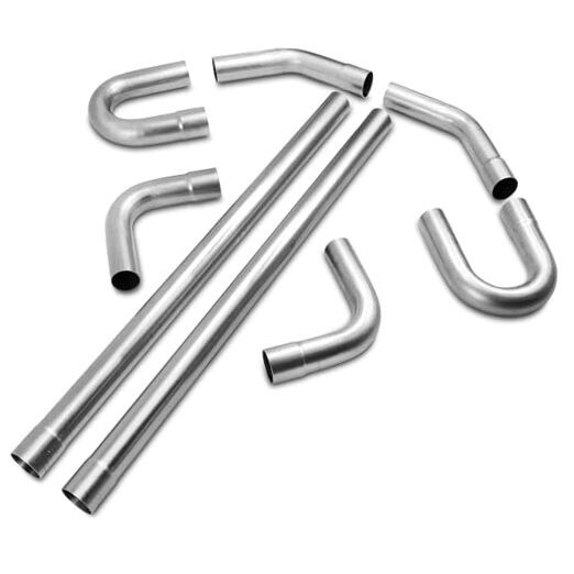 Universal T304 Stainless Steel Exhaust Pipe Tubing Kit 16 Gauge Custom 3 Inch
