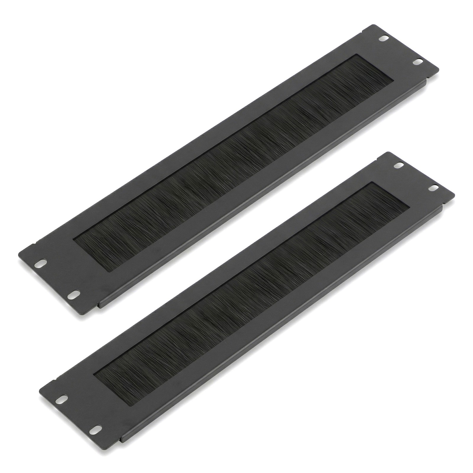 1/2 Pcs Brush Cable Manager  2U  19 Inch Rack Mount Cable Management Panel