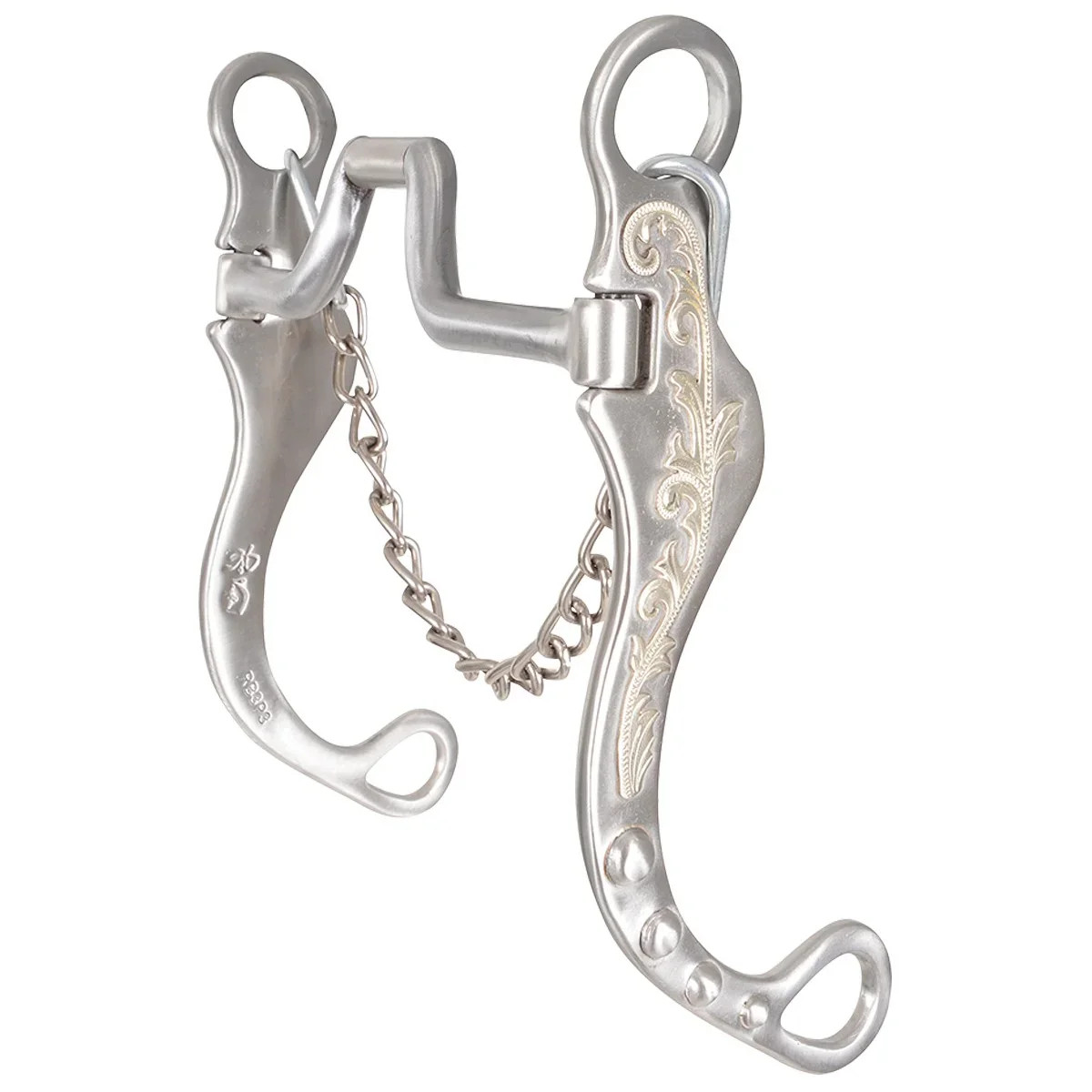 Classic Equine Graduate Shank Bit – Swivel Port & Hinged Cheek