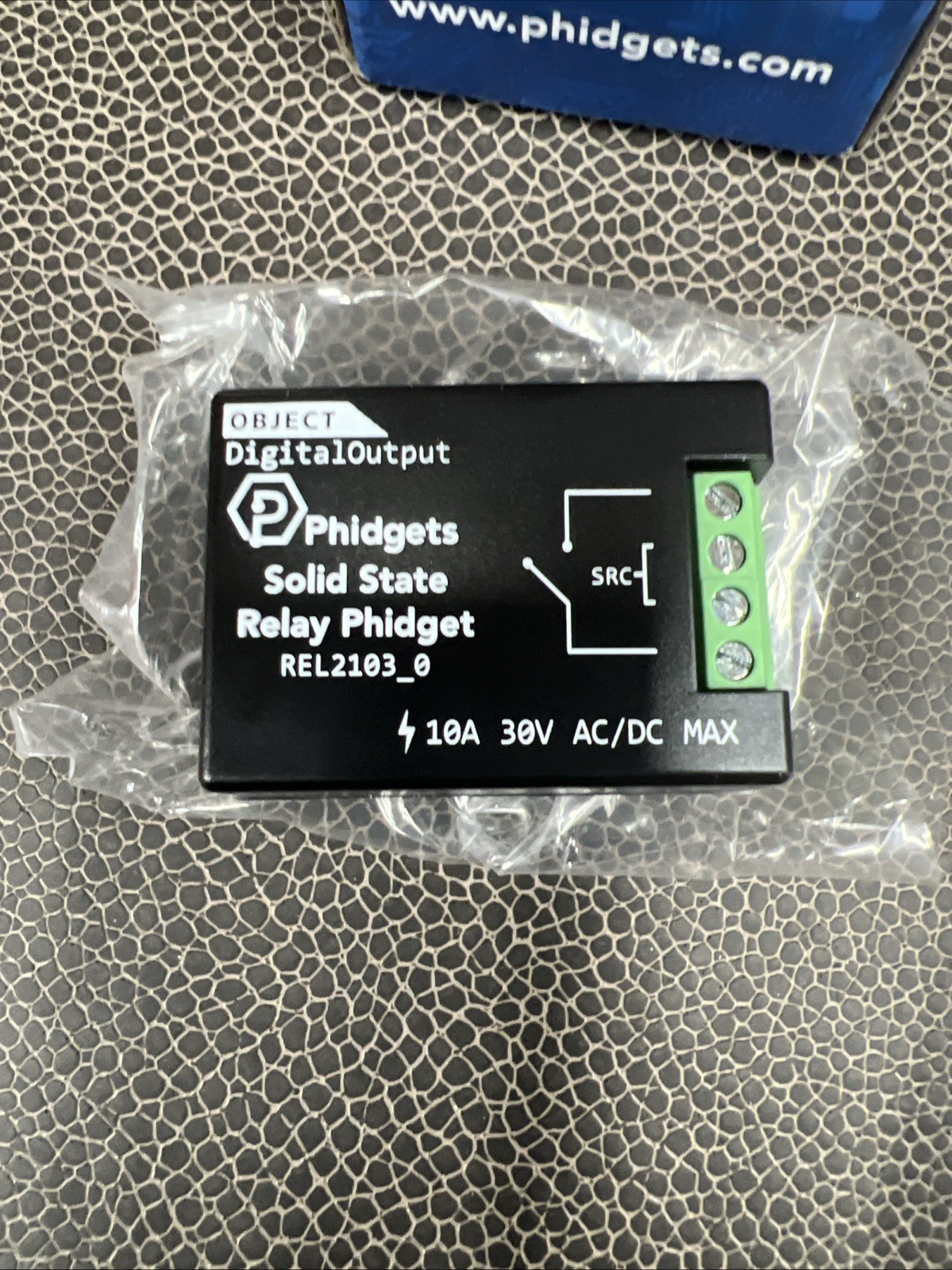 Phidgets REL2103_0 Solid State Relay Phidget SSR REL2103 10A AC DC Module Output