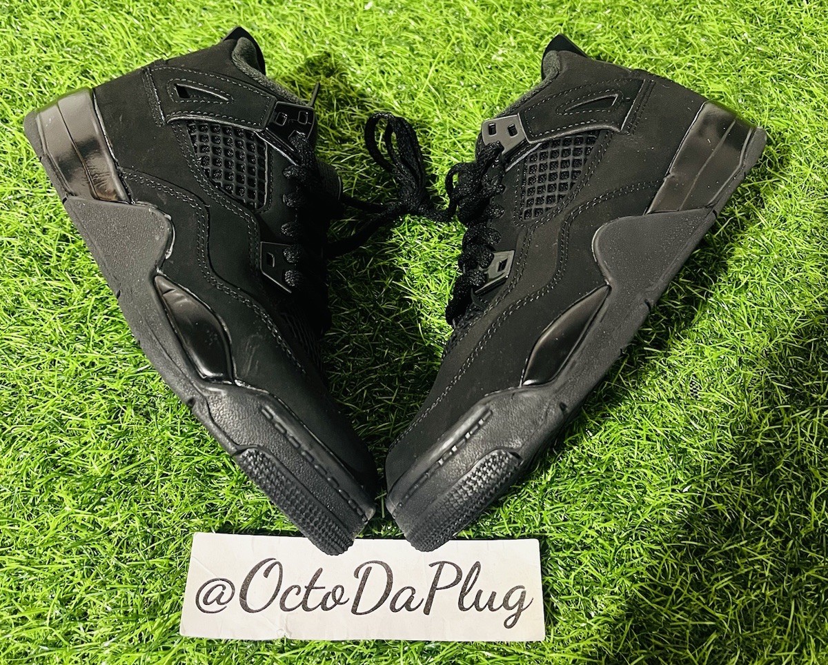 Nike Air Jordan 4 Retro Black Cat Preschool Sizes nby IB4388-010