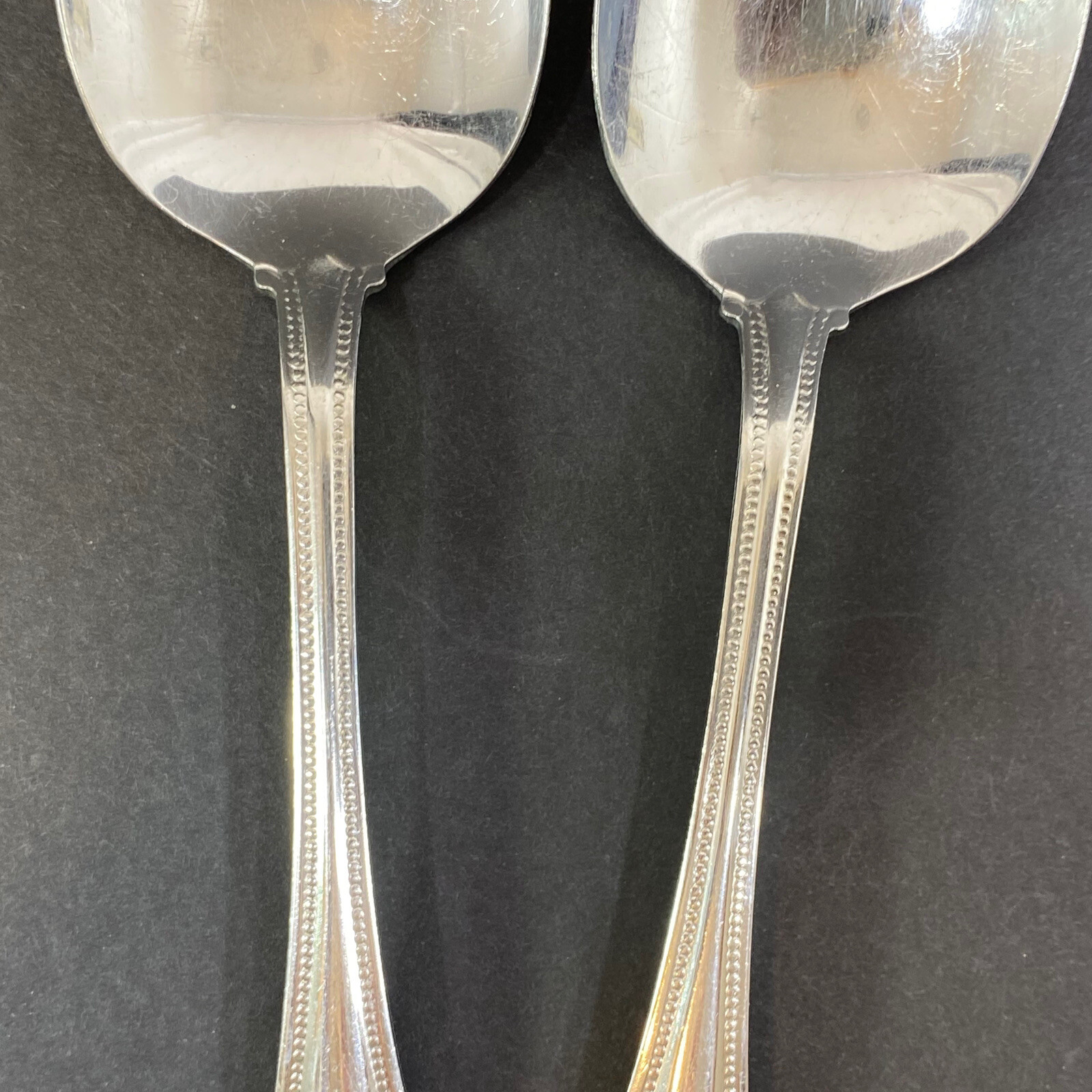 Oneida Arbor-American Harmony Stainless Flatware 2 Serving Spoons